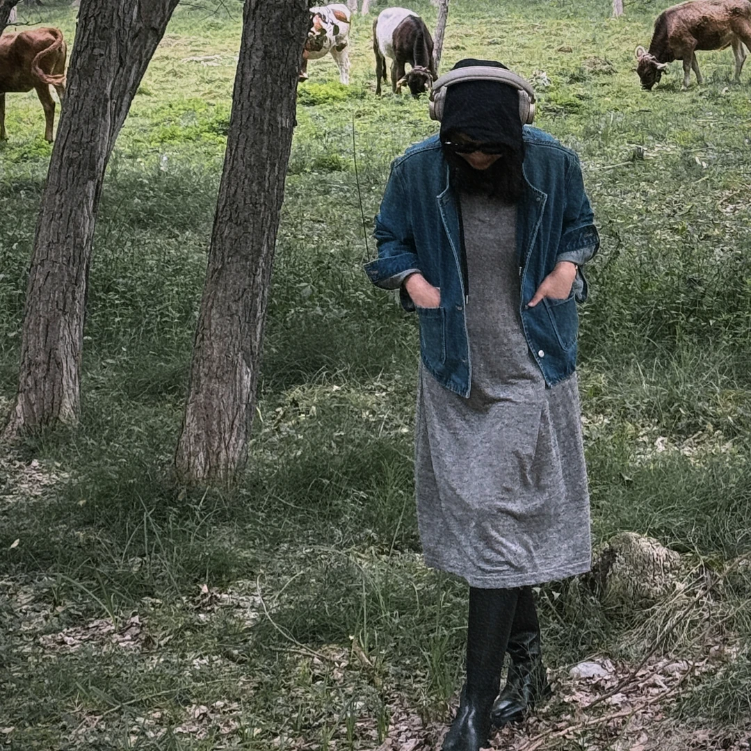 Ms.Qnn“慵懒午后”比利时超细亚麻针织长袖T恤 连衣裙 39D1068 Q姐