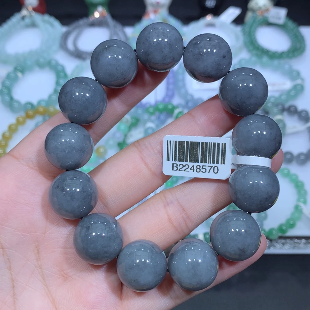 未镶嵌手串翡翠天然