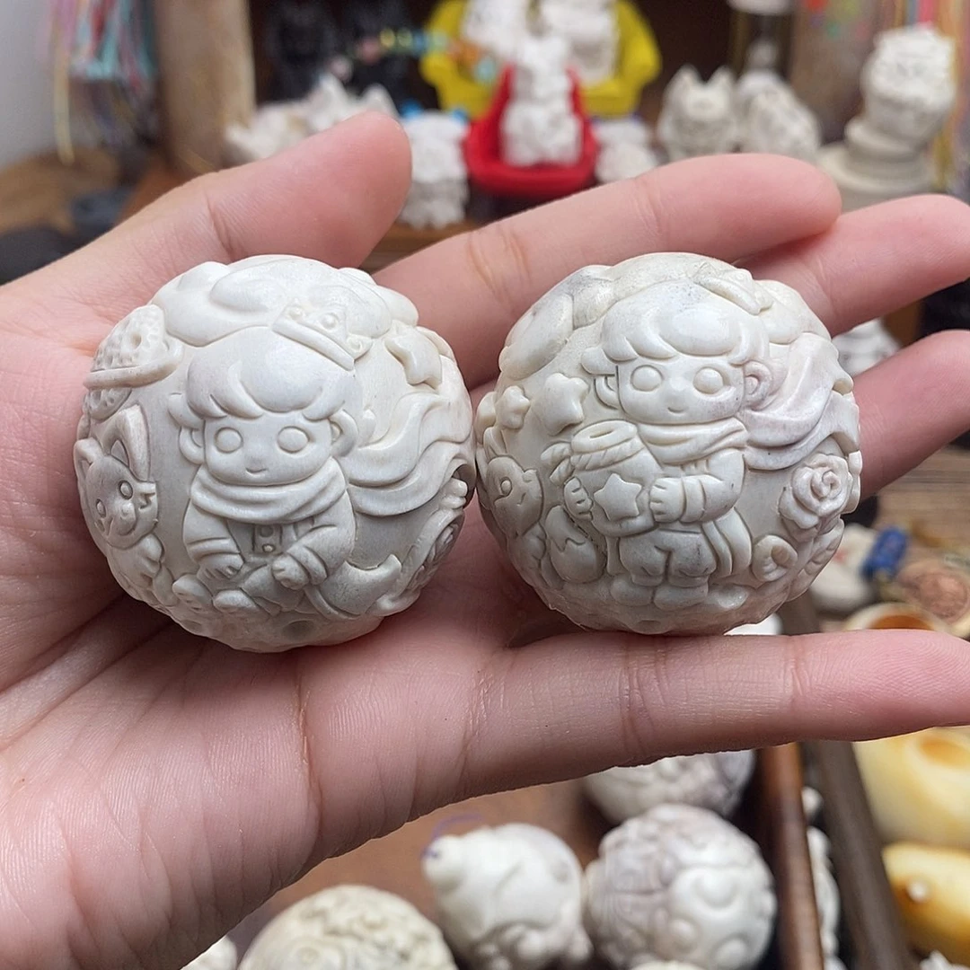 鹿骨把件c20小王子手球44尺寸