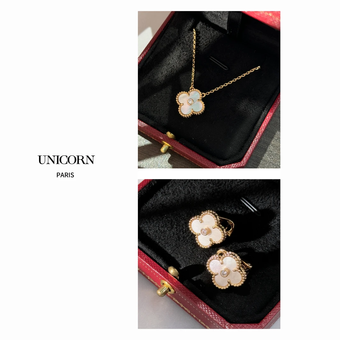 镀K金 【花园系列】时尚耳拍/项链 JS0836-4/ES1413-4