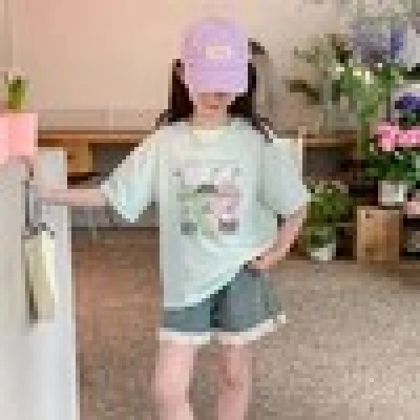 儿童夏季新款潮牌高货网红洋气百搭时尚 TX0139 儿童T恤