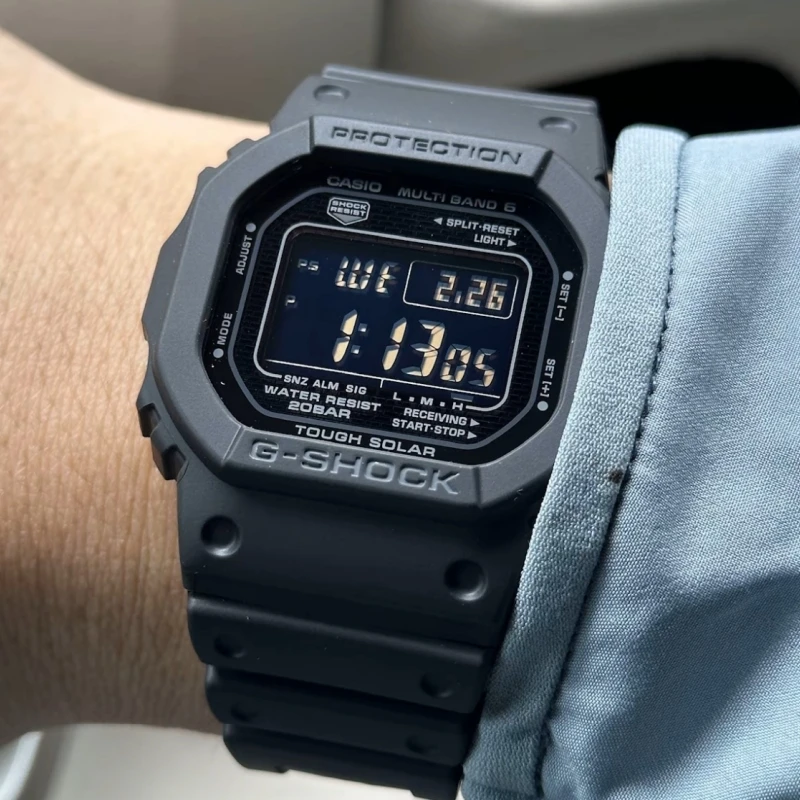 Casio/卡西欧【香港直邮】G-Shock卡西欧手表电波太阳能GW-5000HS U