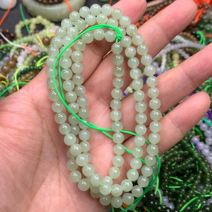 和田玉未镶嵌手链146