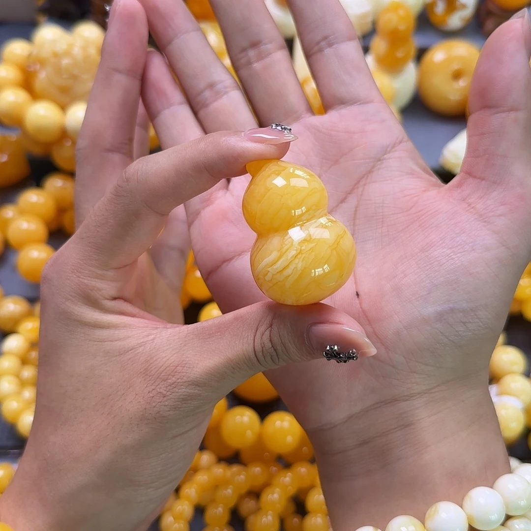 未镶嵌蜜蜡珠宝奇石虎皮葫芦