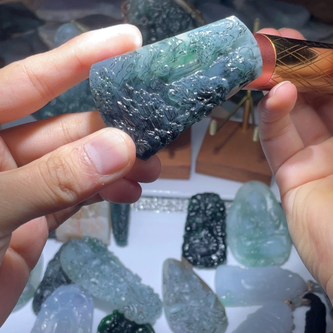 定制翡翠未镶嵌123456