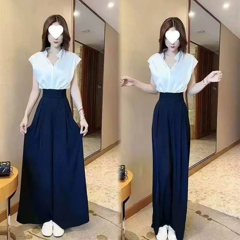 2513舒适亲肤女士阔腿裤