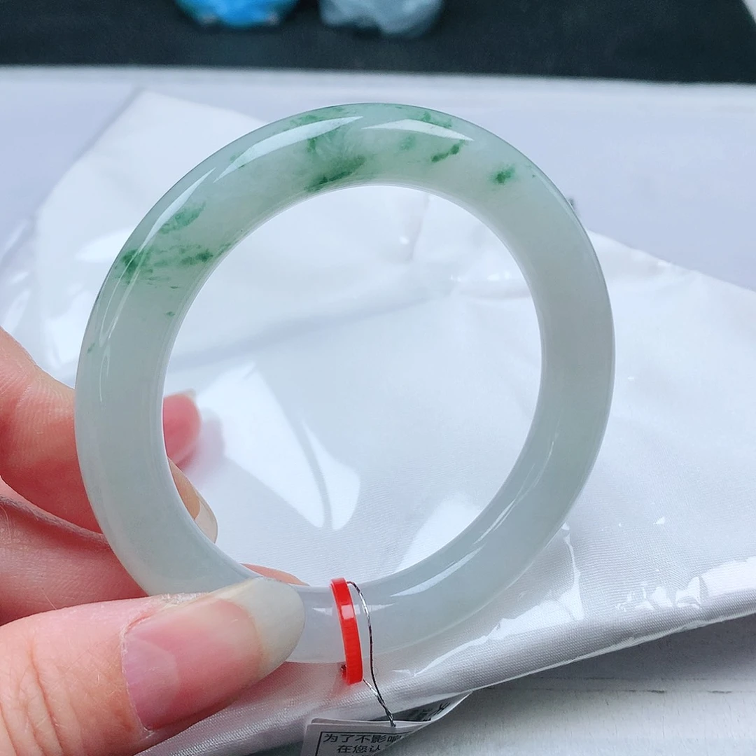 翡翠手镯未镶嵌吞***兽55圆