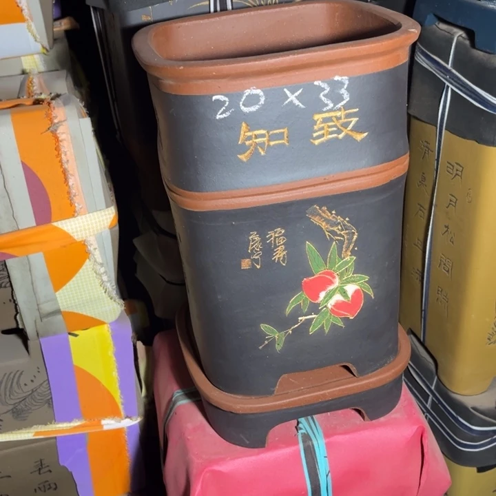 紫砂花盆紫砂花盆