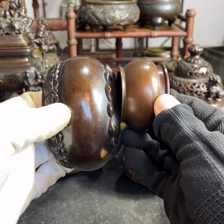 C****g铜器工艺品摆件香炉摆件