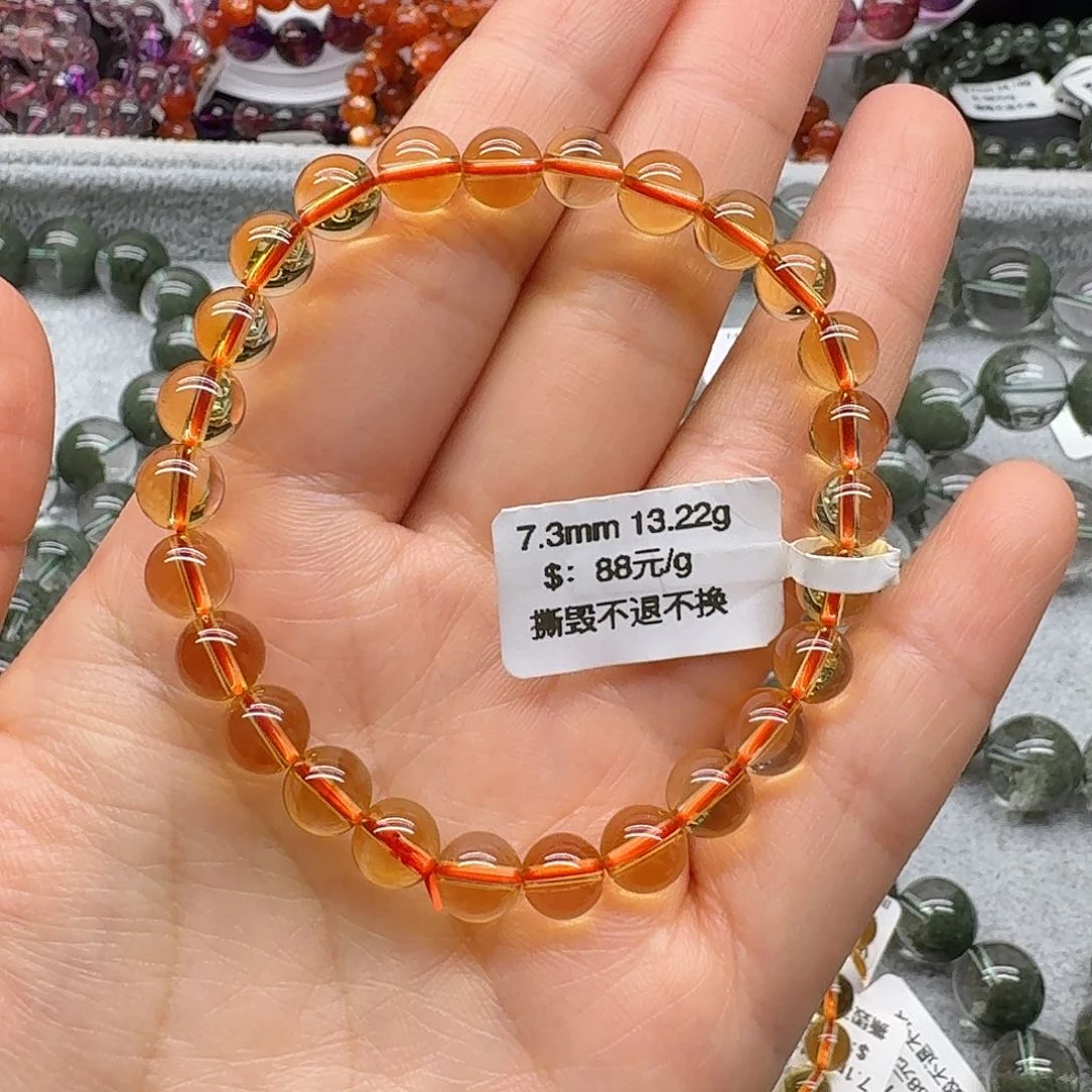 水晶手链未镶嵌天然水晶