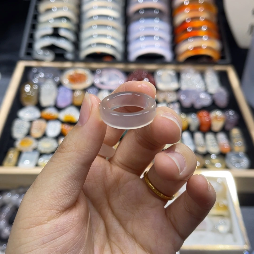 玛瑙/玉髓未镶嵌戒指