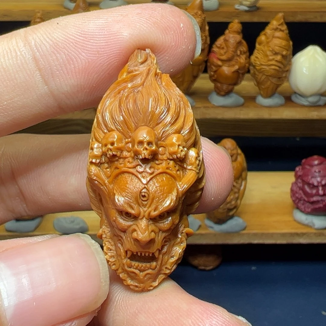 小***抓橄榄核手串/手链橄榄核雕刻工艺品摆件