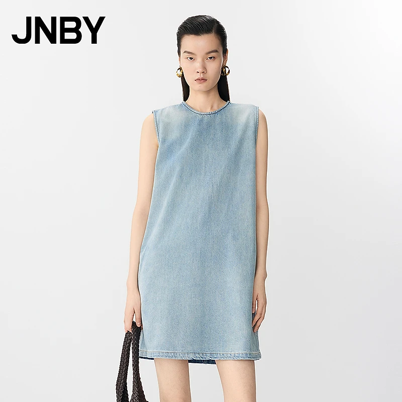 【商场同款】JNBY/江南布衣25夏新品连衣裙无袖宽松A型5P4G10460