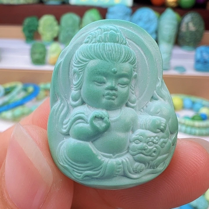 未镶嵌绿松石项链