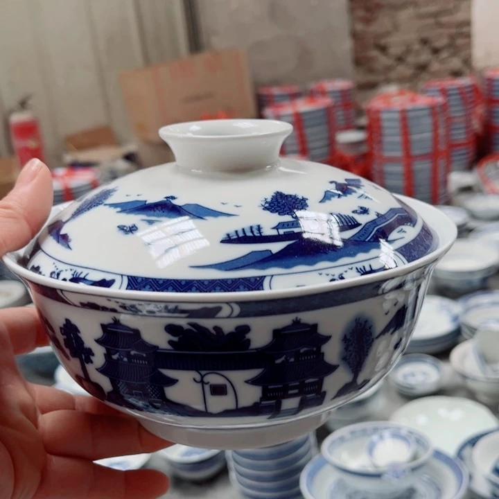 碗青花玲珑梧桐和和气