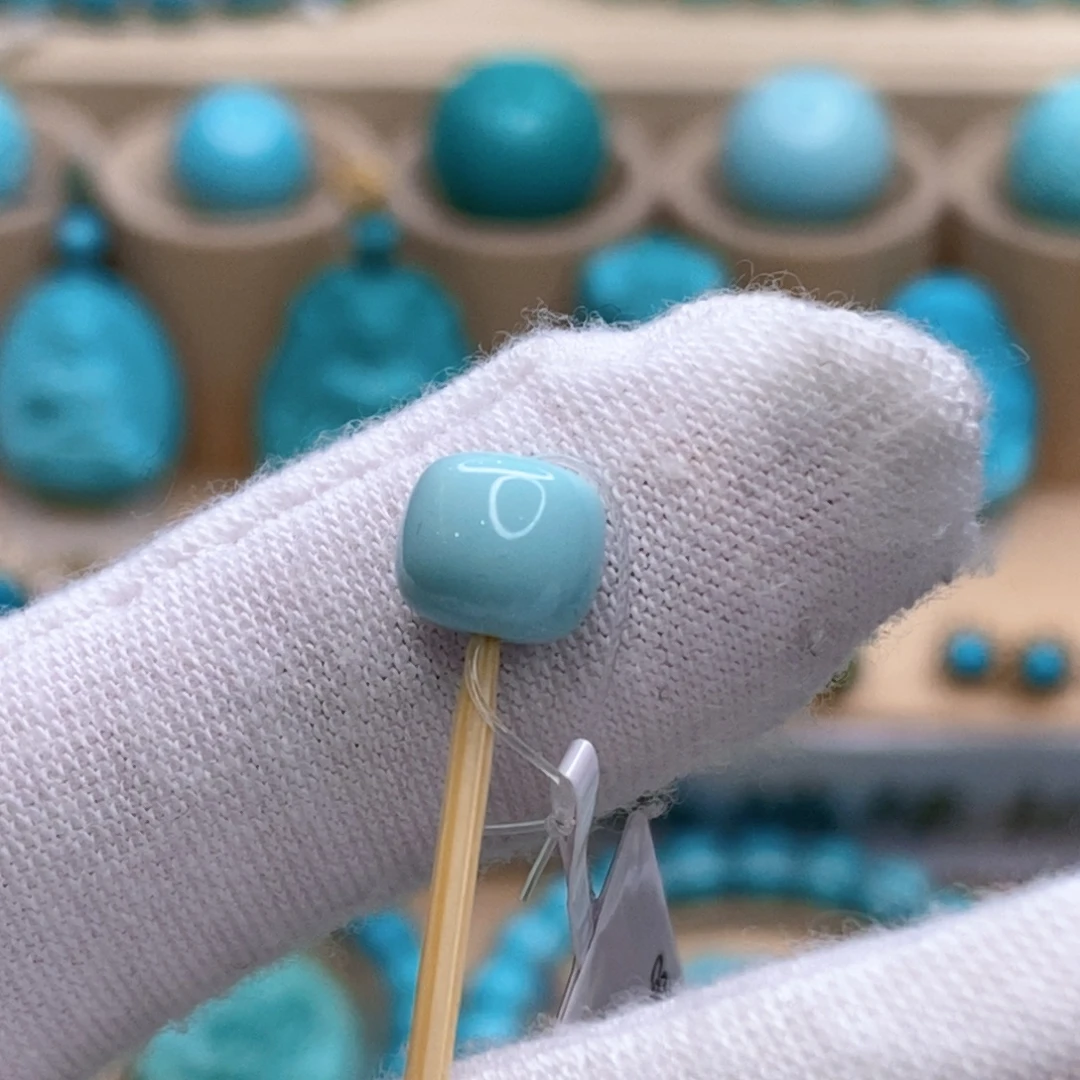 绿松石未镶嵌珠宝奇石8mm