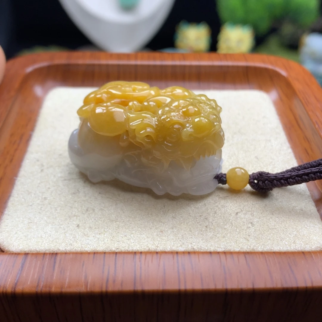 翡翠未镶嵌颈饰12
