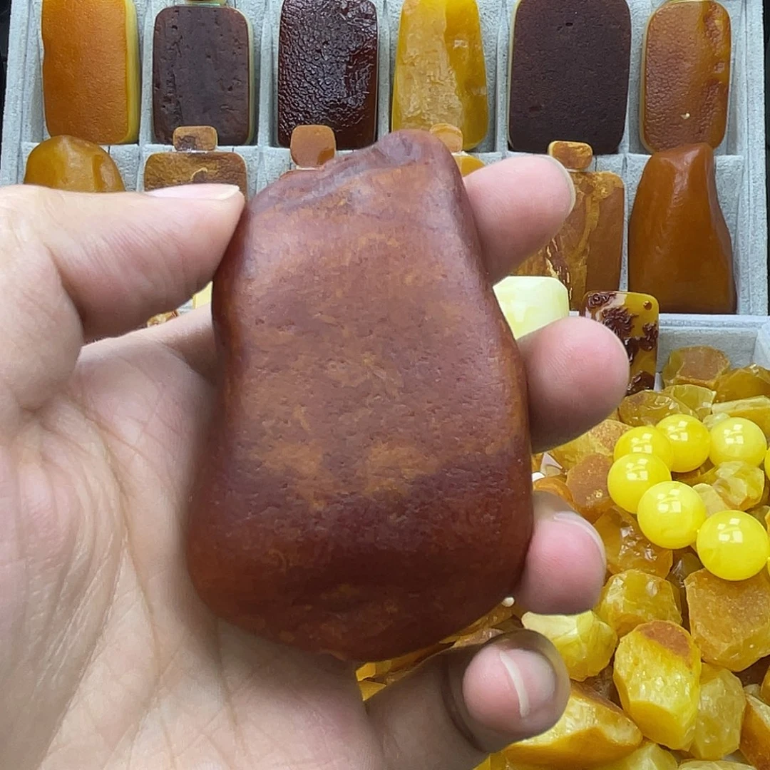 定制蜜蜡未镶嵌花蜡