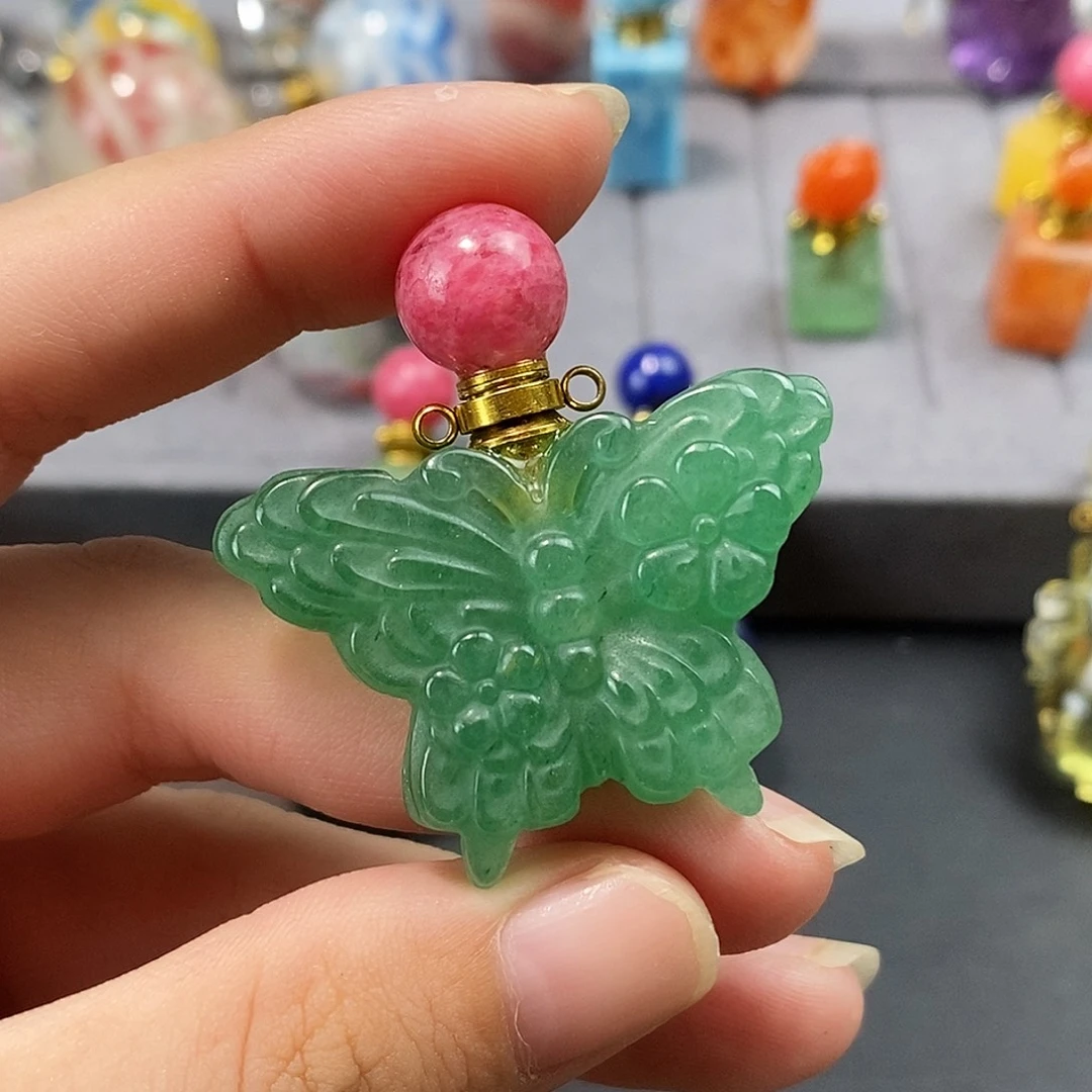 合金查罗石珠宝半成品香水瓶