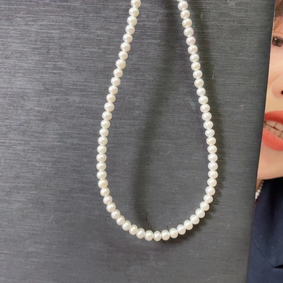 颈饰银S925镶嵌淡水珍珠仓库