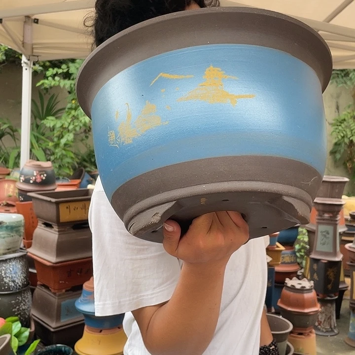 30蓝山花盆紫砂花盆紫砂花盆