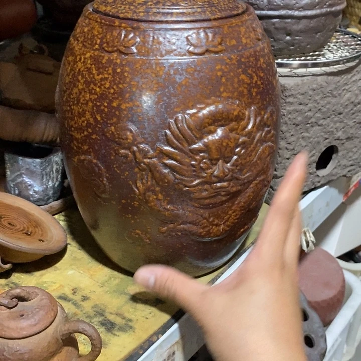 瓷片荷花的小尾巴都要带回来呢