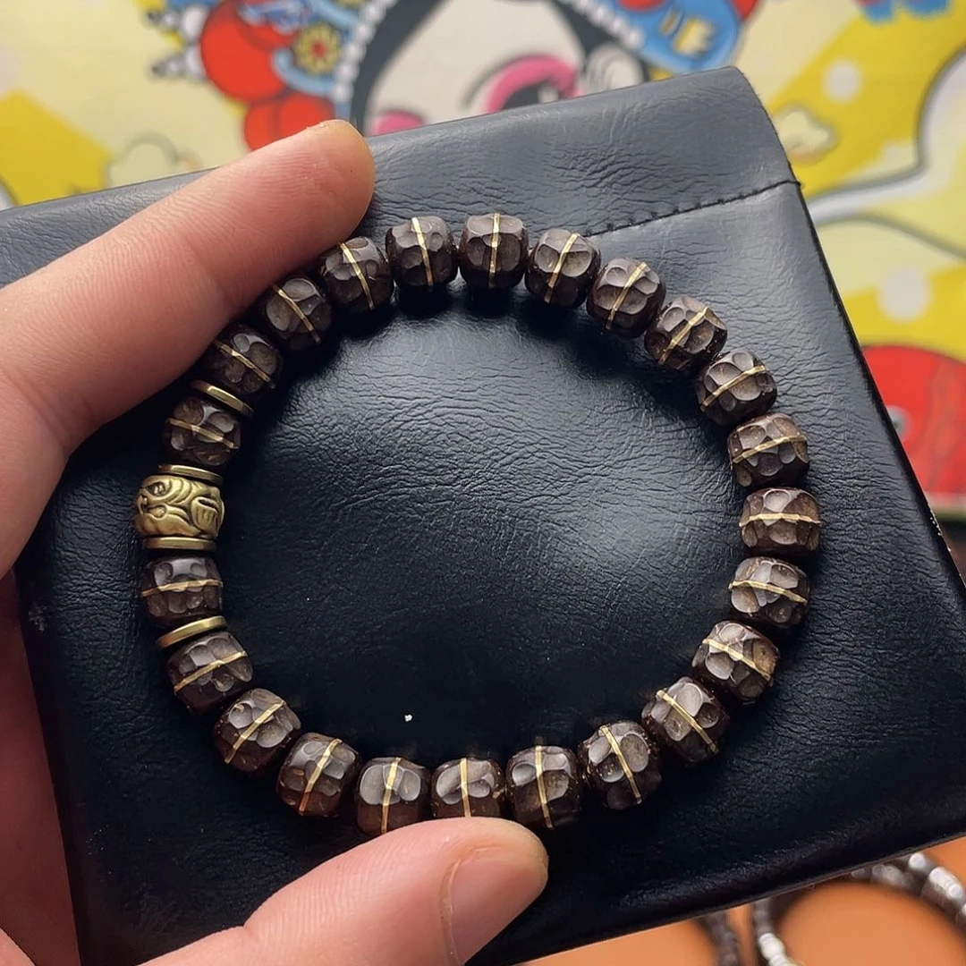 椰蒂手串98一线天铜吞金兽