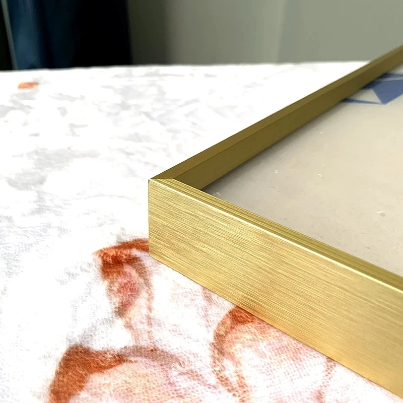 【十字绣裱框】铝合金相框裱框外框架内径47x47外径57x57cm送纳米胶