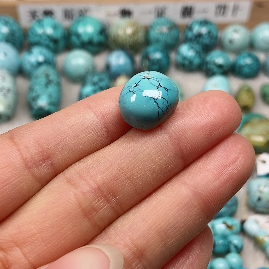 未镶嵌绿松石珠宝半成品