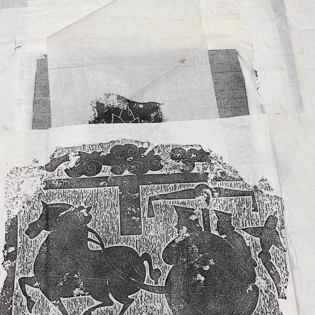 其他拓片用纸车马出行图