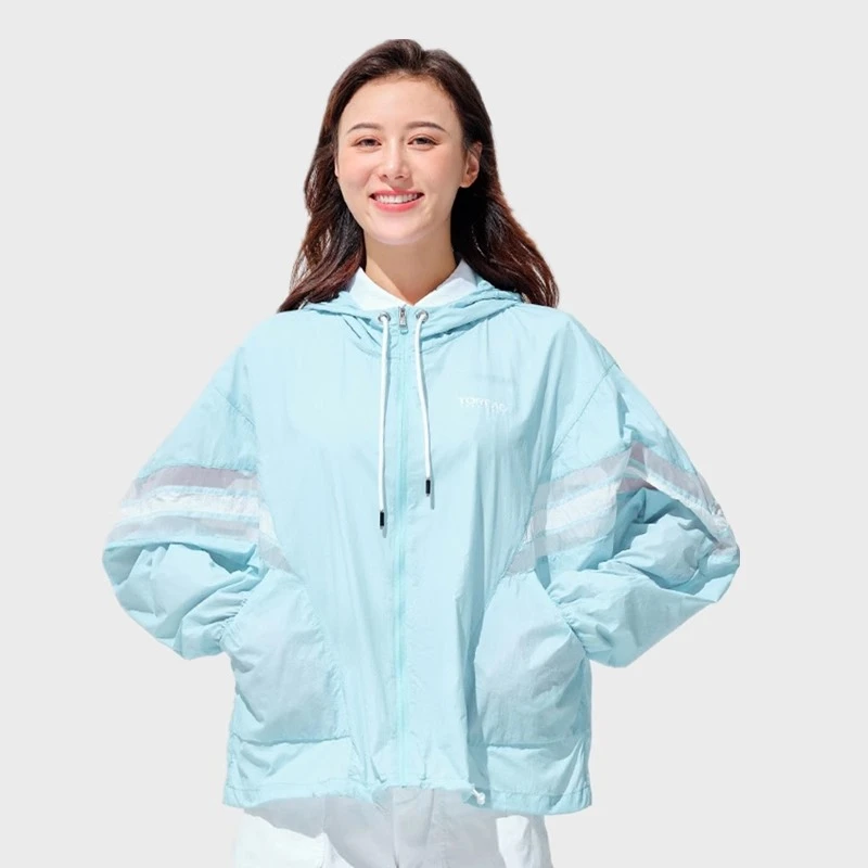 TOREAD/探路者皮肤衣女户外抗紫外线防泼水防晒衣UPF50运动风透气
