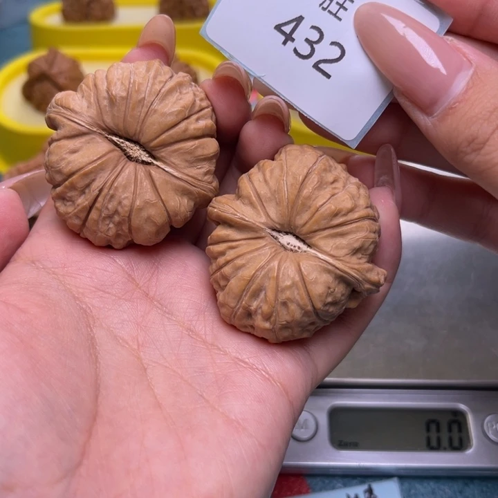 文玩核桃把件南瓜墩42.432