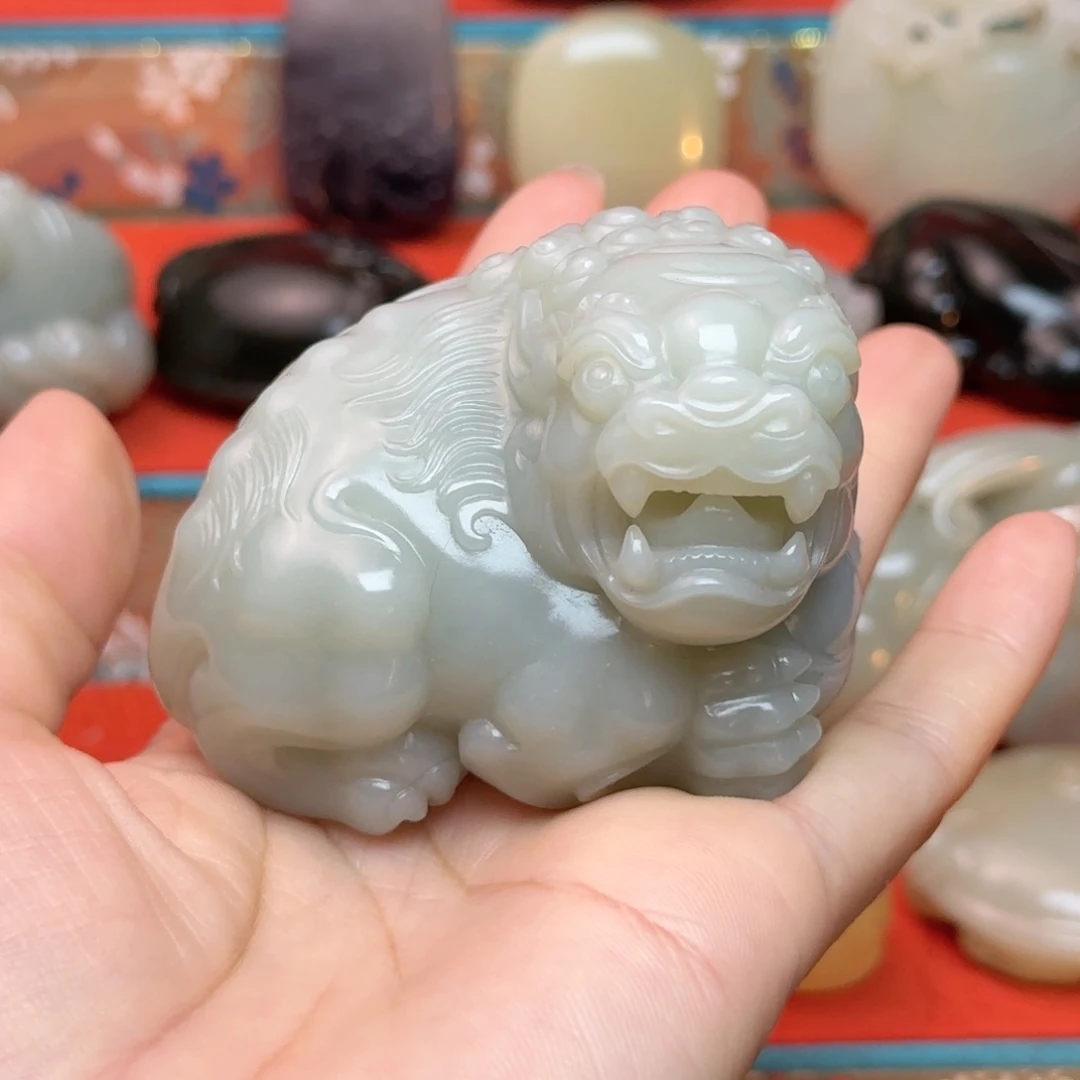 未镶嵌和田玉挂件安**逸