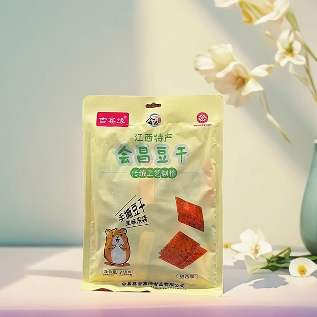 赣南特产会昌豆干休闲零食吉鑫缘会昌豆干旅行装260g解馋小零食