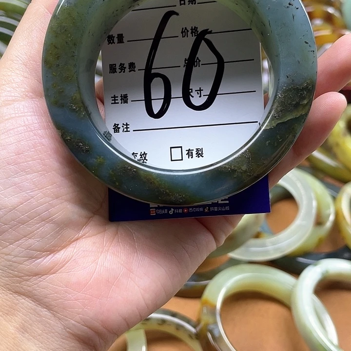 蛇纹石玉手镯合金@****?