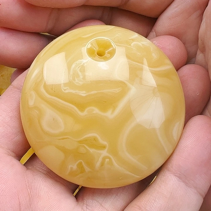 蜜蜡未镶嵌珠宝奇石蜜蜡吊坠