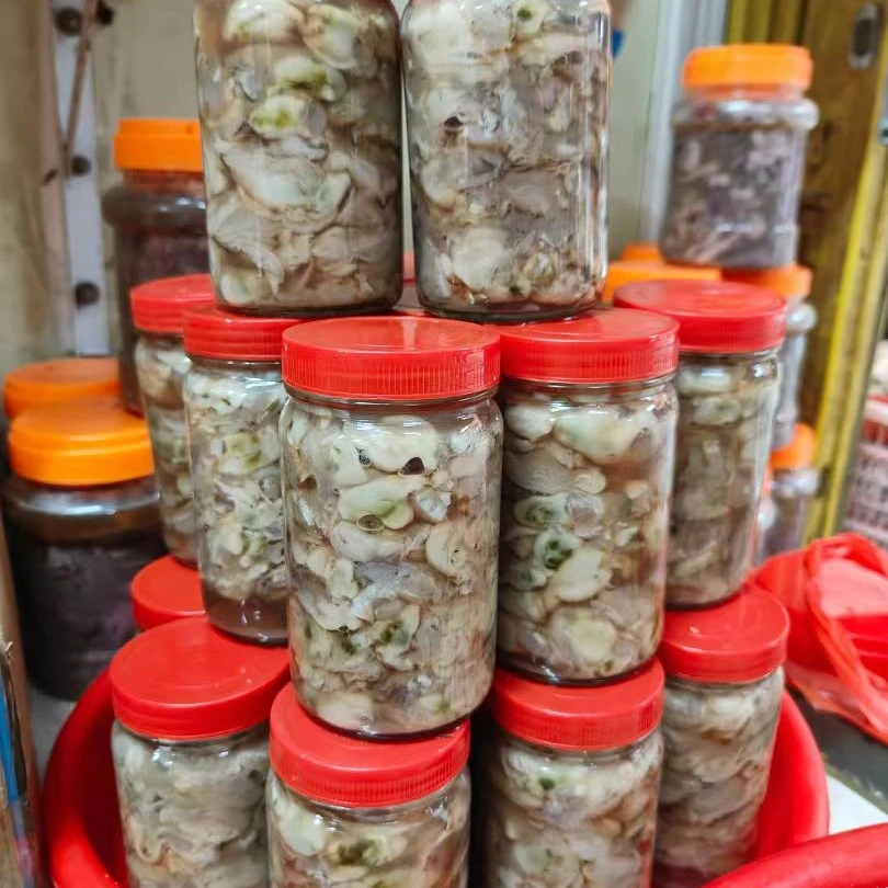 广东汕尾本港湖内小咸蚝特色美食生蚝咸香蚝仔生腌蚝解450g包邮