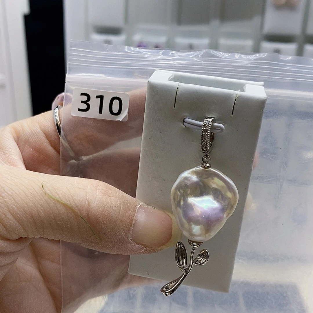 颈饰合金淡水珍珠