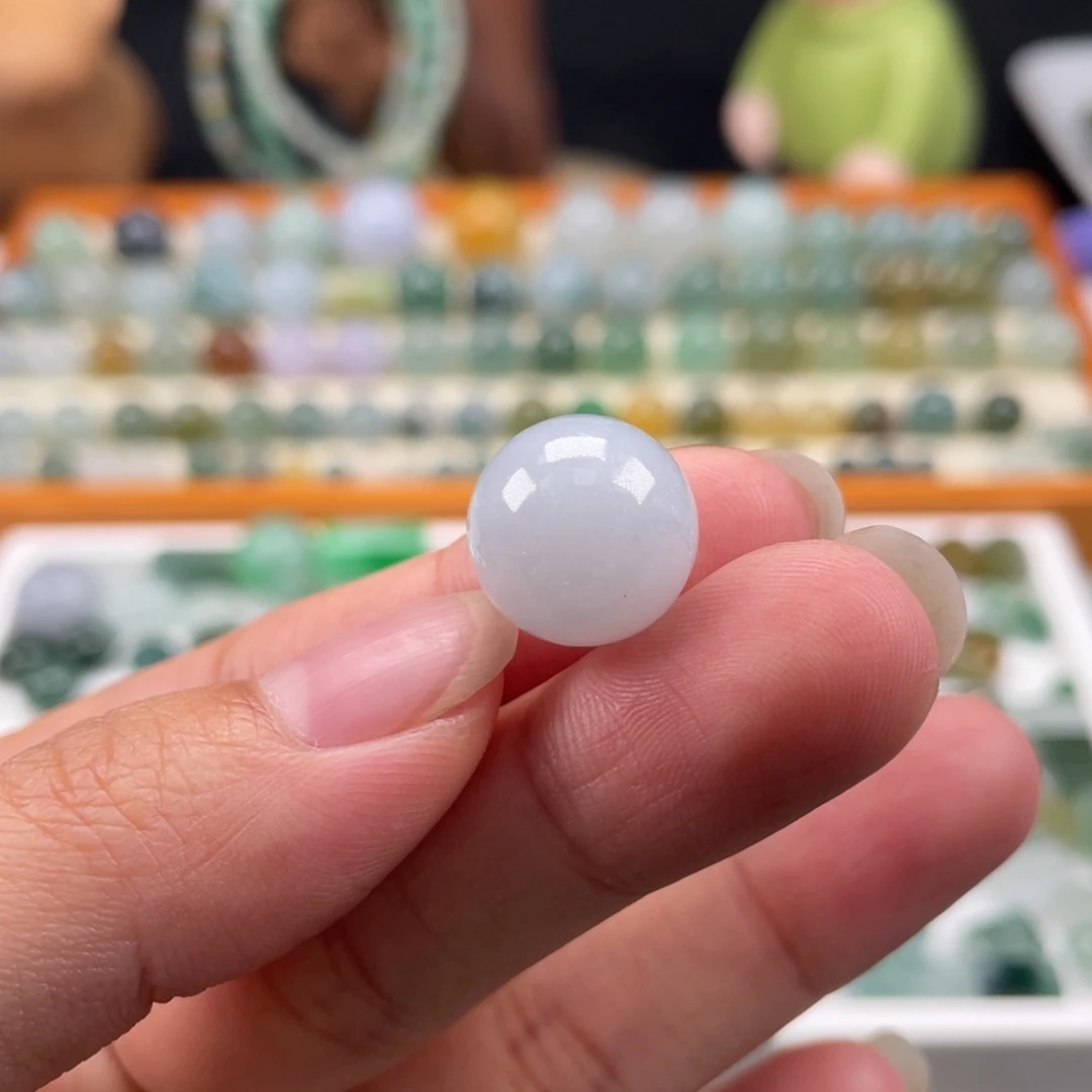 翡翠散珠天然缅甸翡翠a货13.3