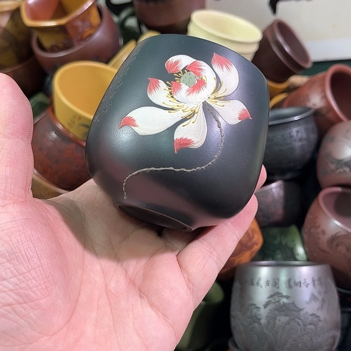 茶杯紫砂全手工紫砂主人杯