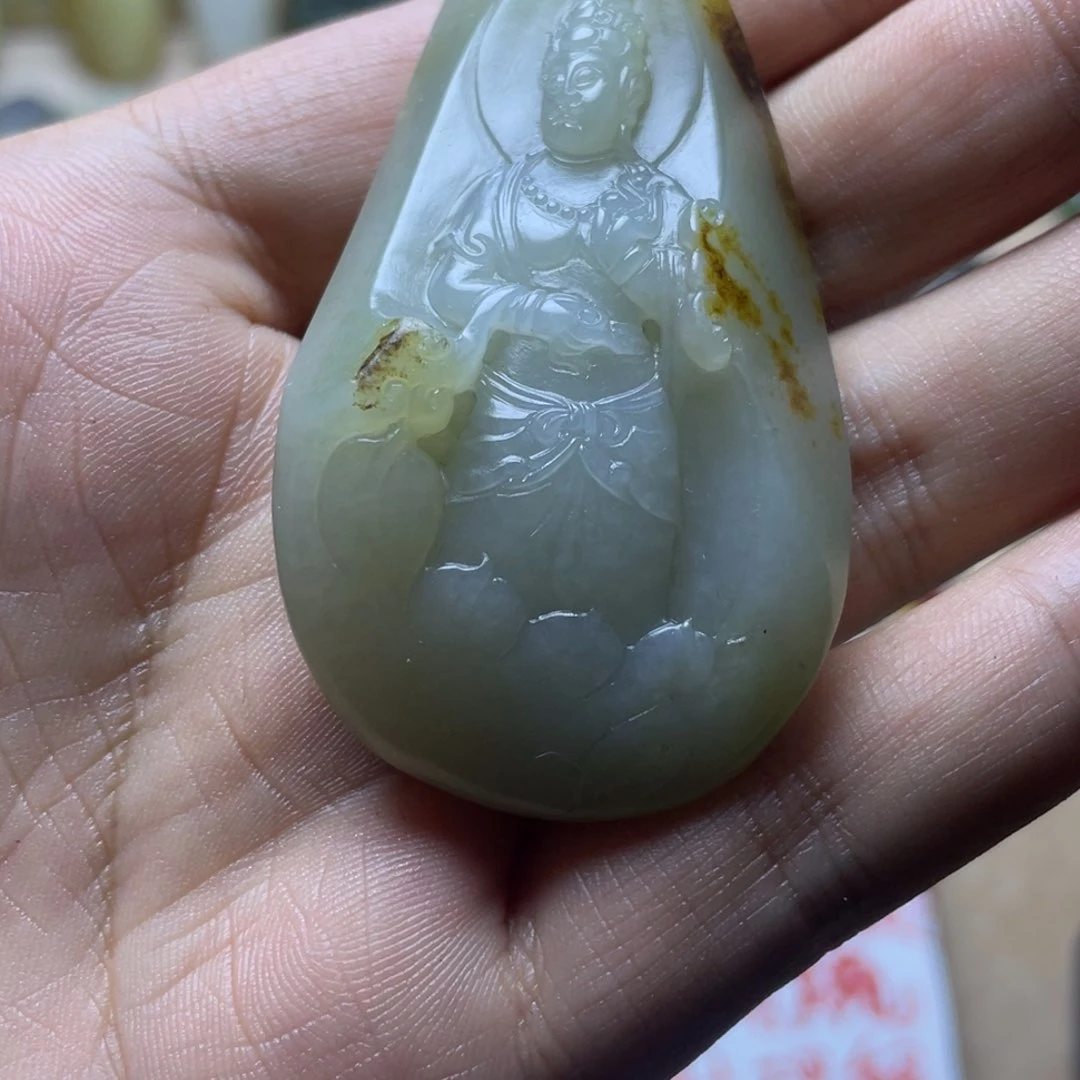 吊坠(不含链)未镶嵌和田玉