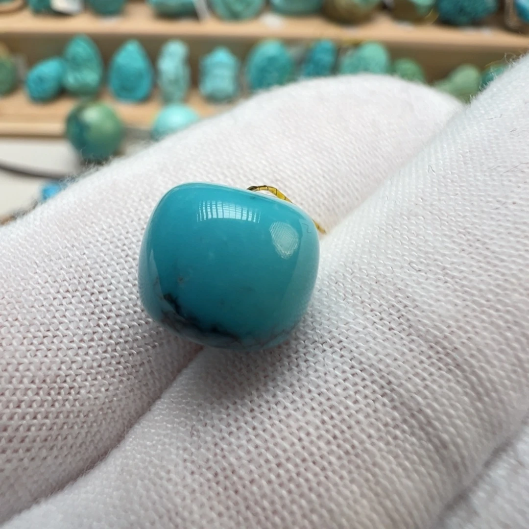 绿松石未镶嵌配饰10.3*8.7