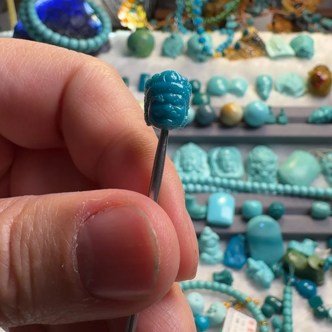 绿松石单株未镶嵌8.6mm