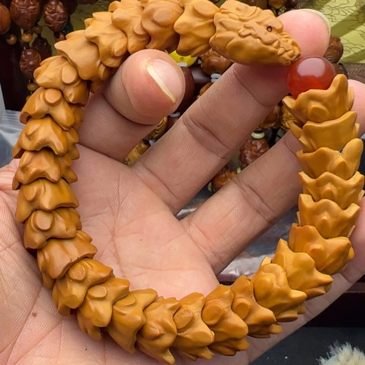 橄榄核手串/手链一条龙福利铁盒