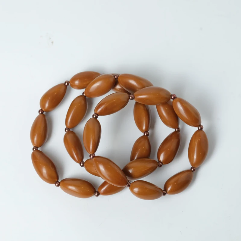 橄榄核素核三棱珠手串约13mm19g左右 多样性发货发其一Y250214-14