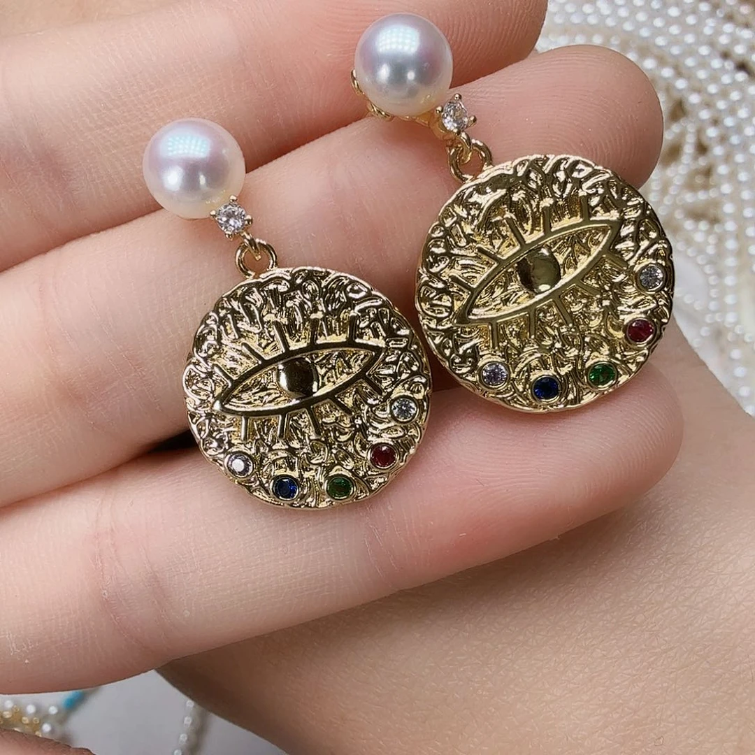 未镶嵌淡水珍珠耳饰