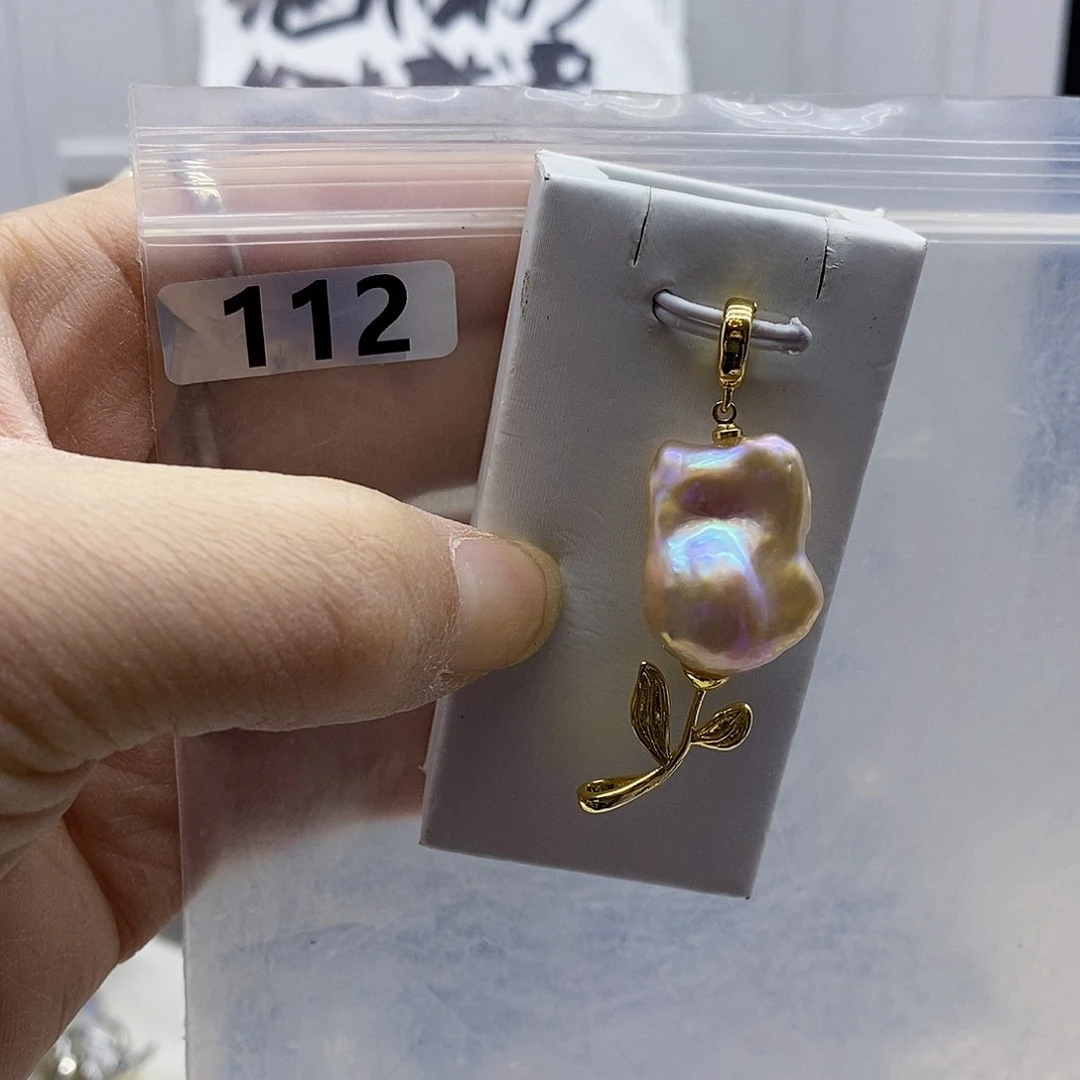 颈饰合金淡水珍珠