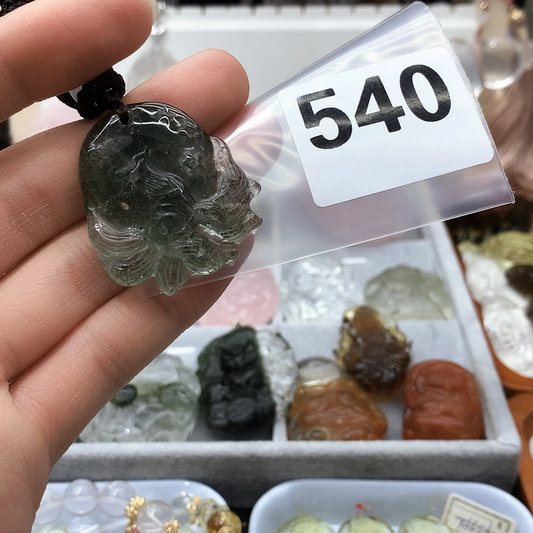 水晶颈饰未镶嵌挂件