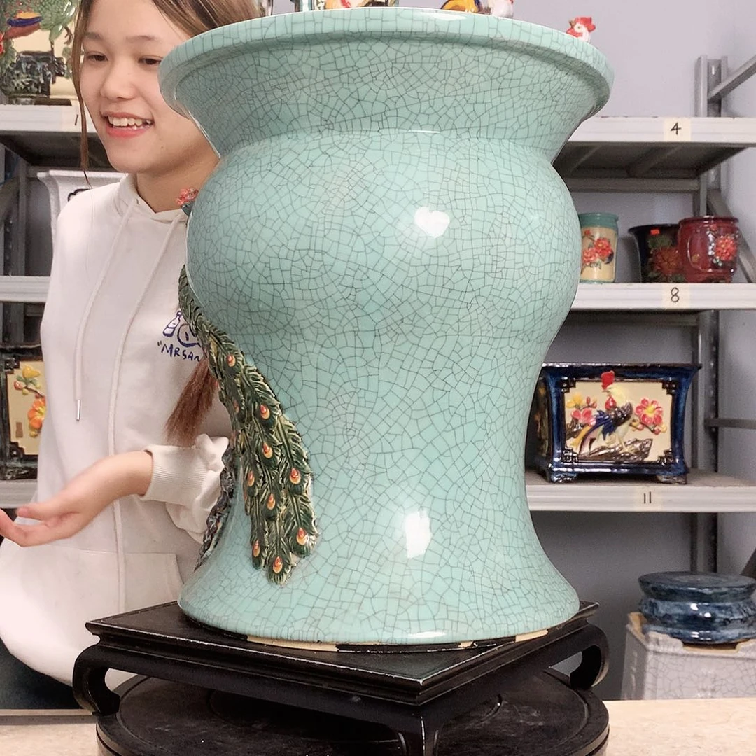 寒*实物拍摄湾盆石湾盆