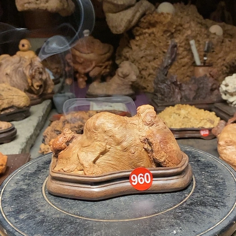 【闪购商品】960号荔枝木香炉工艺